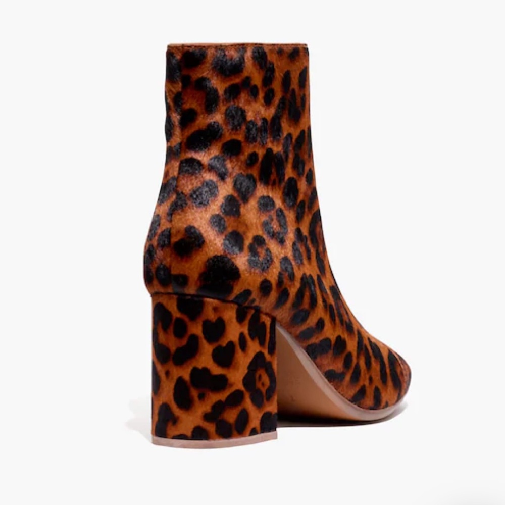 Madewell The Amalia Leopard Print Ankle Booties - Picture 6 of 16